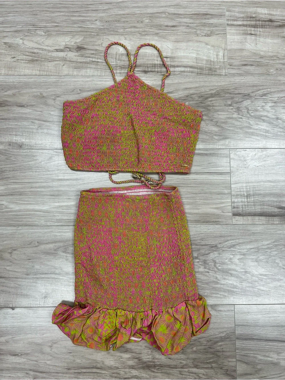 Maaji‎ Coneflower Crop Top, Skirt Matching Set. - Picture 4 of 14
